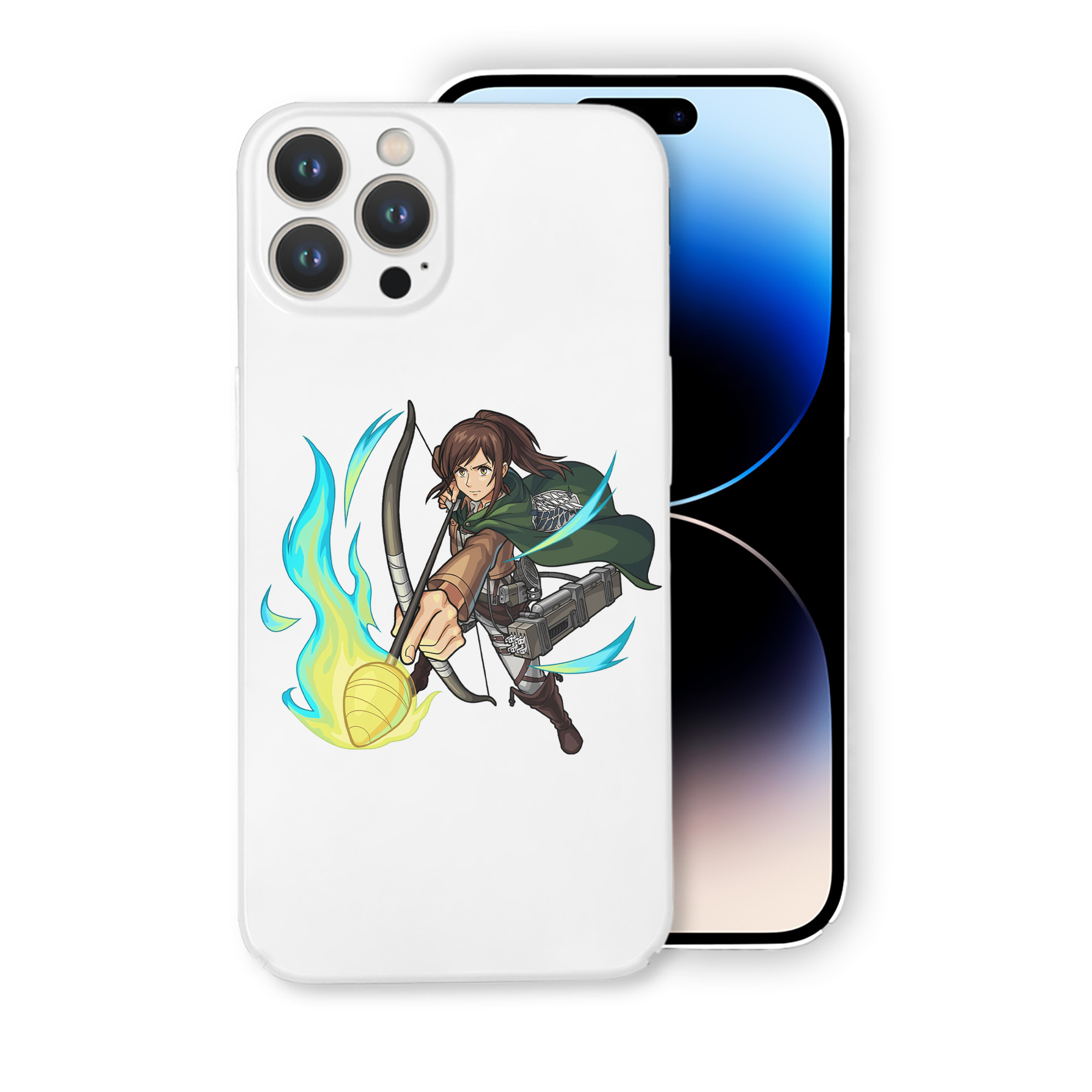 （画像用） 進撃の巨人 サシャ·ブラウス Attack on Titan Sasha Blaus 【iPhone 14シリーズ対応】ハードケース